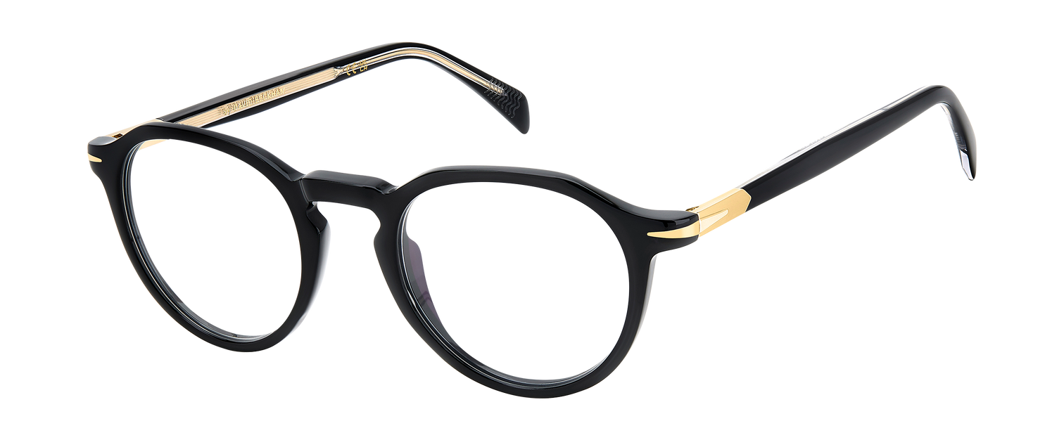 DB 1180 - Black Gold - Blue Mirror