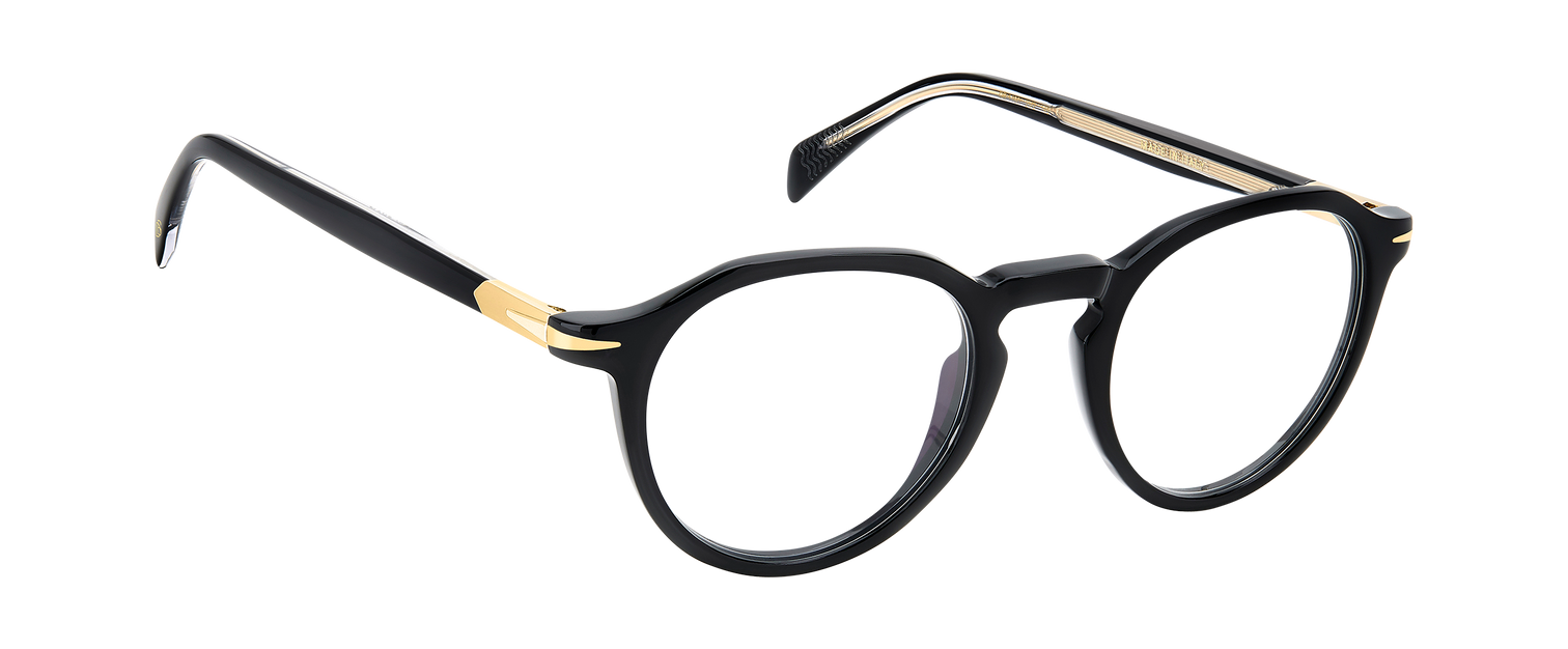 DB 1180 - Black Gold - Blue Mirror