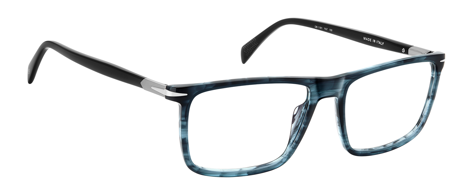 DB 1181 - Blue Horn Black - Blue Mirror