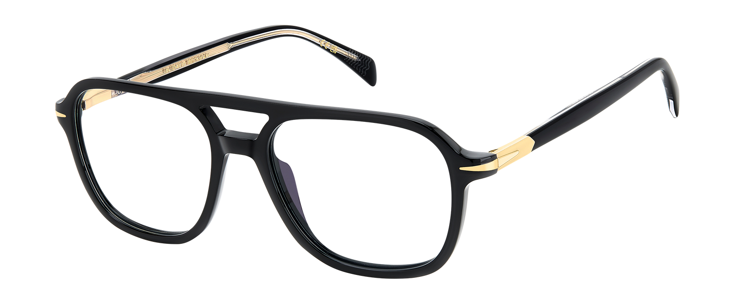 DB 1182 - Black Gold - Blue Mirror