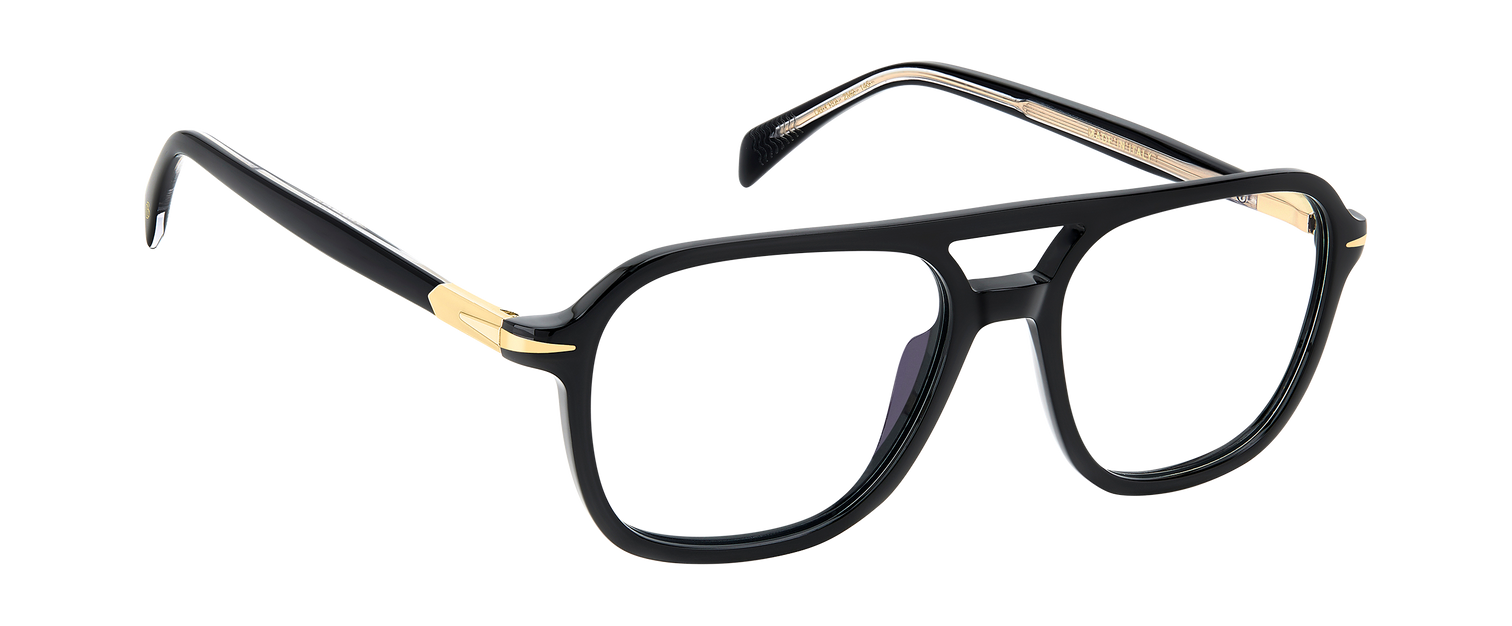 DB 1182 - Black Gold - Blue Mirror