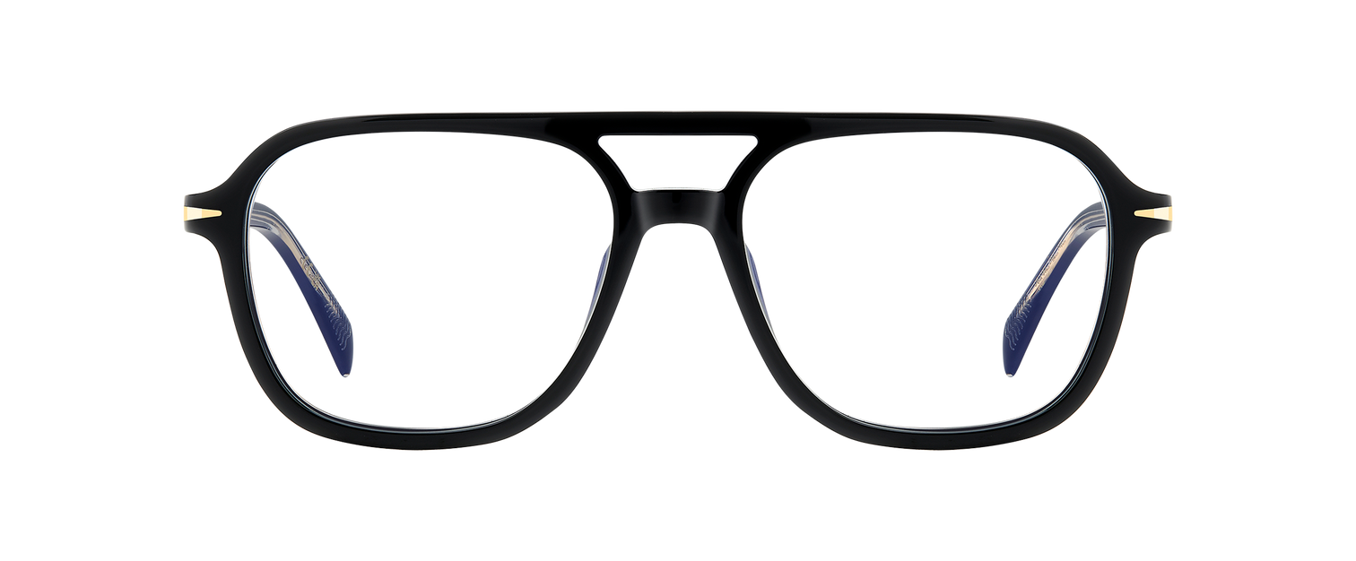 DB 1182 - Black Gold - Blue Mirror