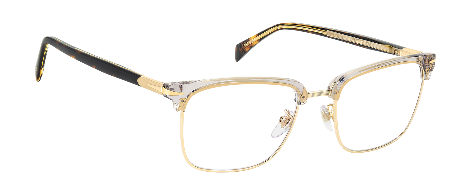 DB 1183 - Grey Havana Gold - Blue Mirror