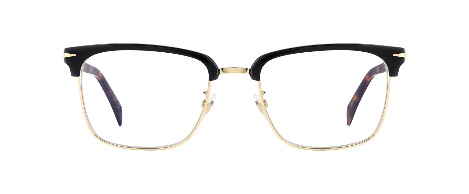 DB 1183 - Black Havana Gold - Blue Mirror