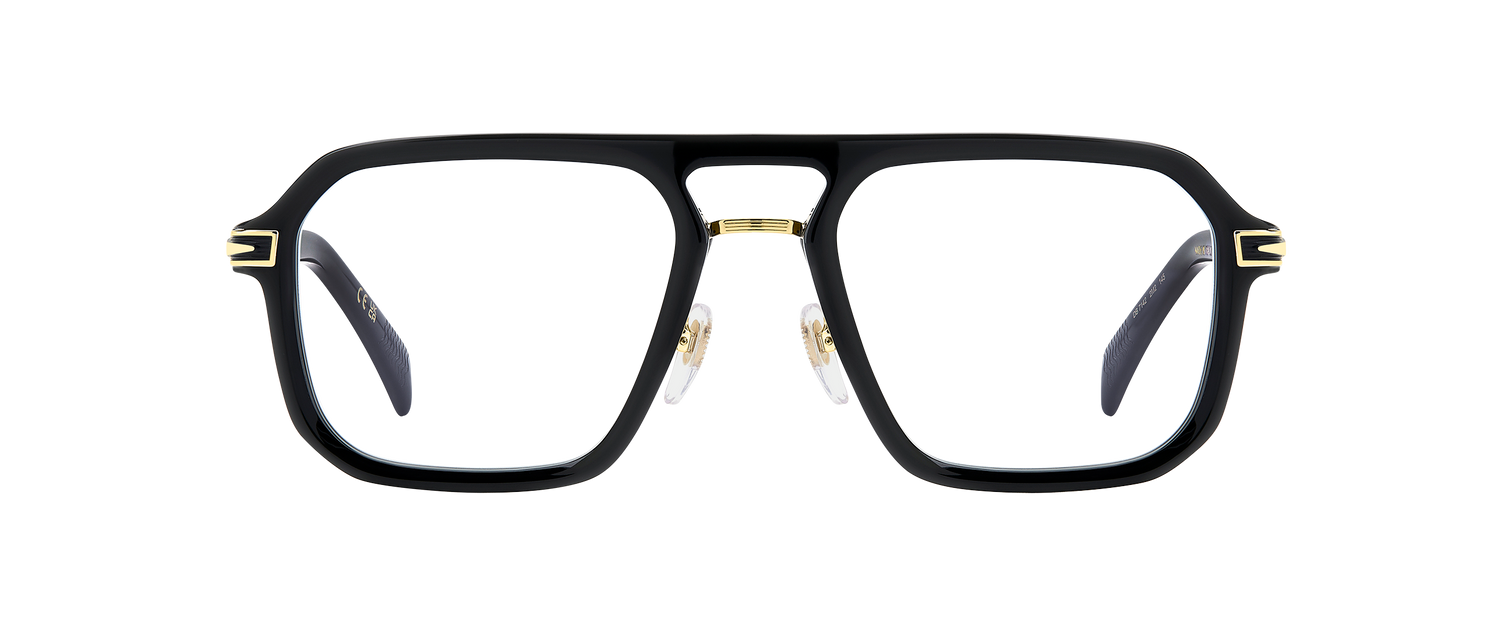 DB 7142 - Black Gold - Blue Mirror