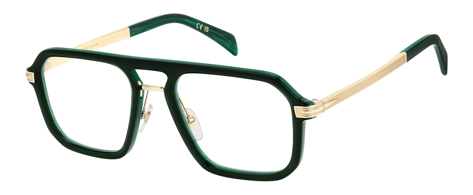 DB 7142 - Green Marble Gold - Blue Mirror