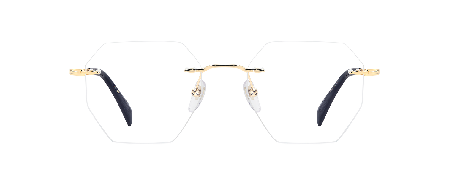 DB 1189 - Gold - Blue Mirror