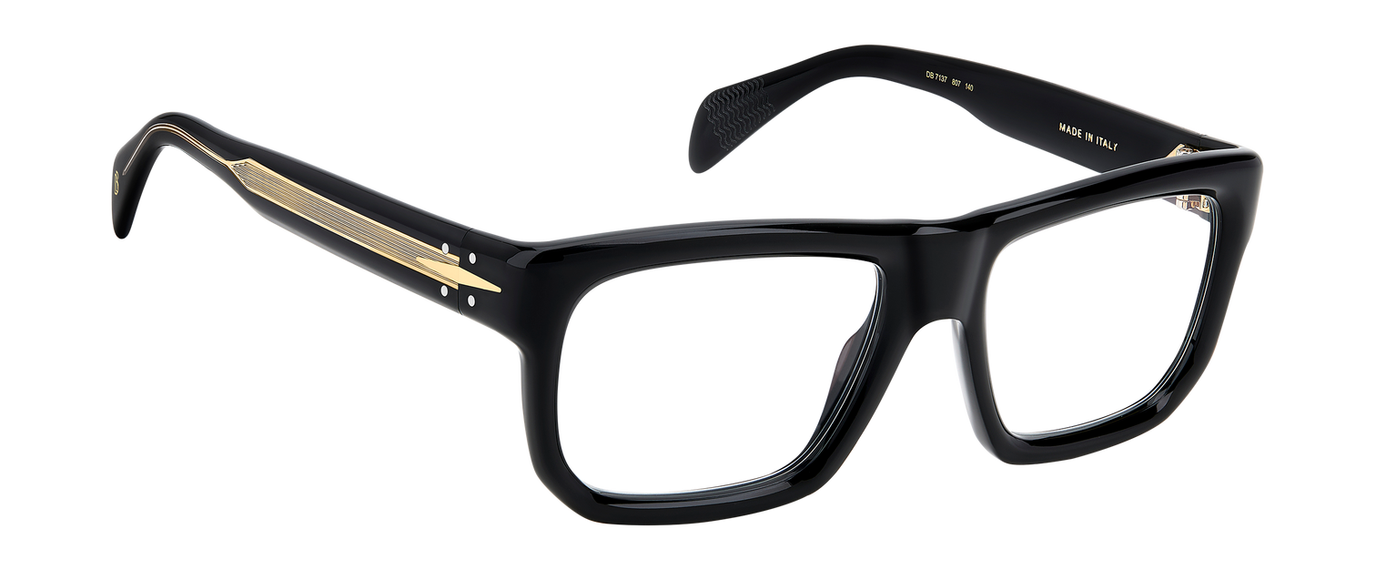 DB 7137 - Black - Blue Mirror