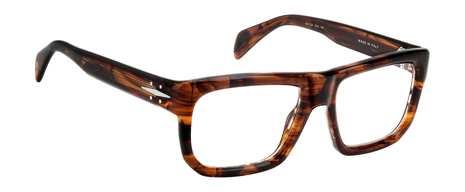 DB 7137 - Brown Horn - Blue Mirror