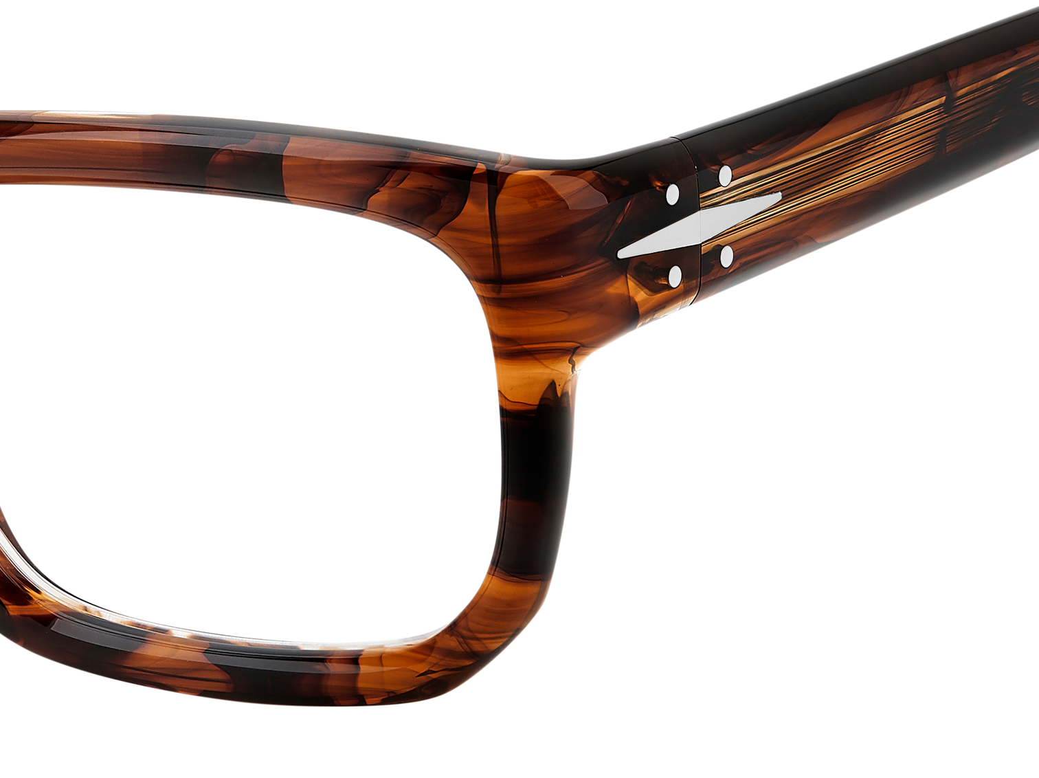 DB 7137 - Brown Horn - Blue Mirror