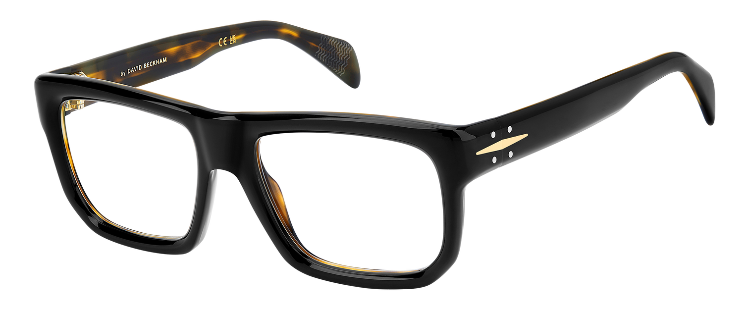 DB 7137 - Black Havana - Blue Mirror