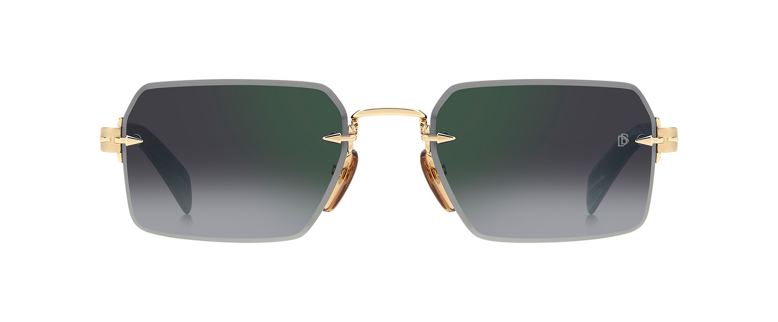DB 7109/S - Gold Green - Grey Shaded Green Mirror