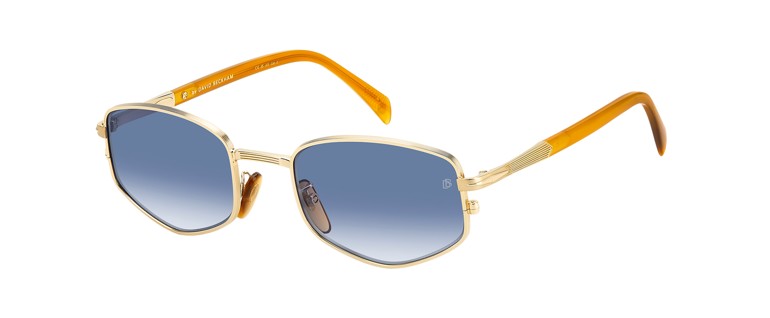 DB 1129/S - Gold Horn - Dk Blue Shaded