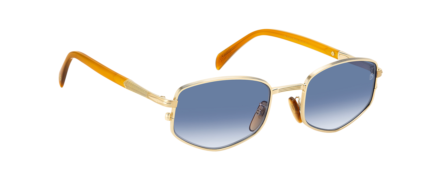 DB 1129/S - Gold Horn - Dk Blue Shaded
