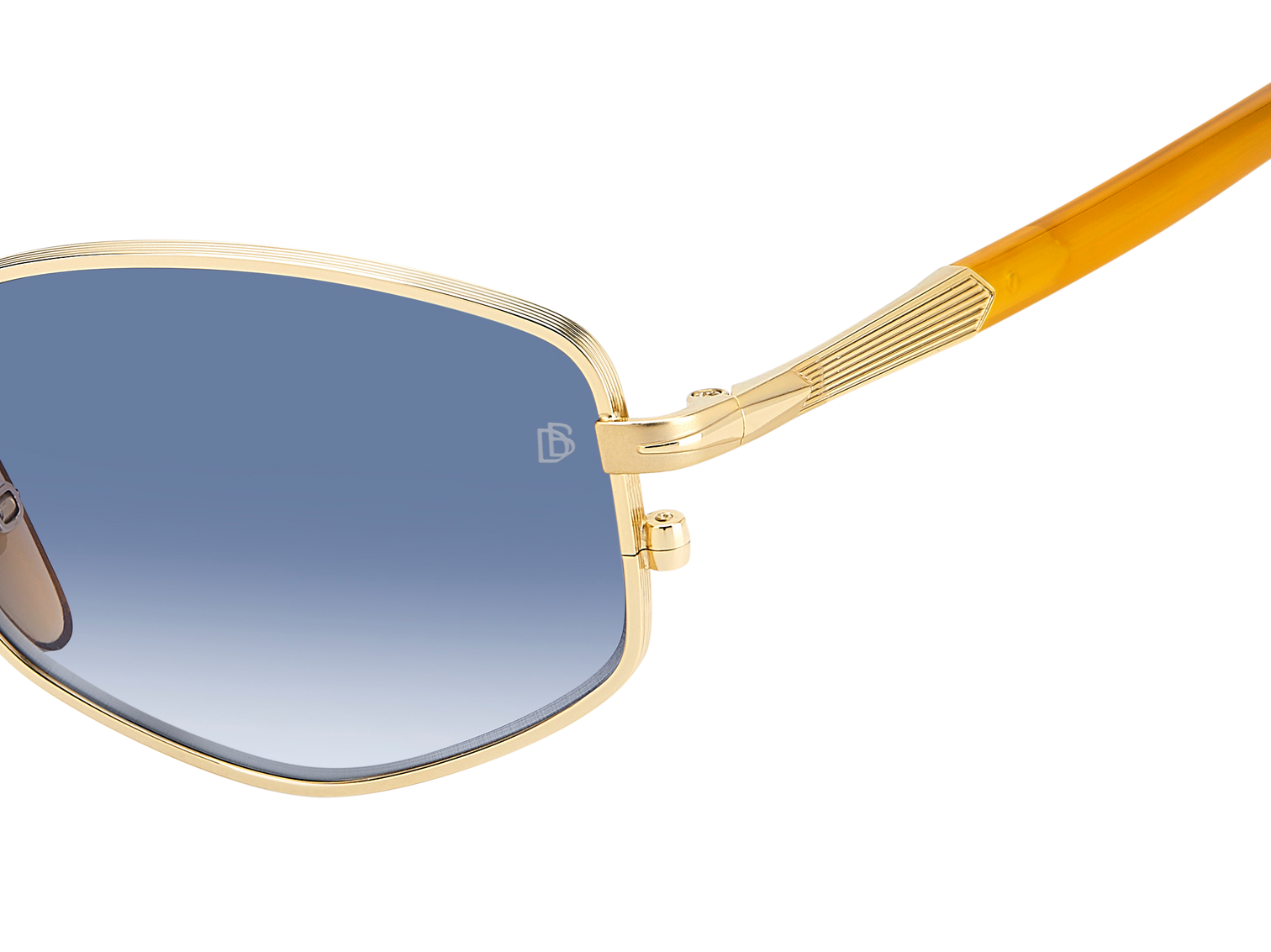 DB 1129/S - Gold Horn - Dk Blue Shaded
