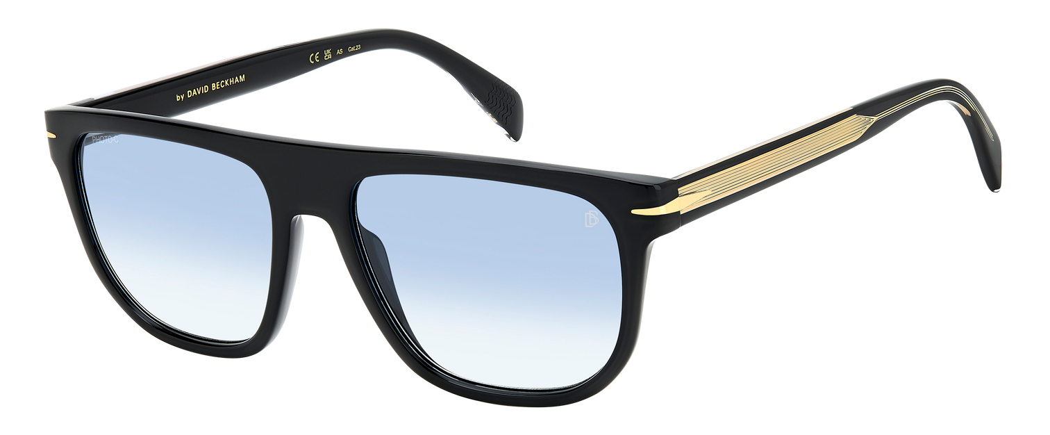 DB 7111/S - Black - Blue Shaded Photocromic