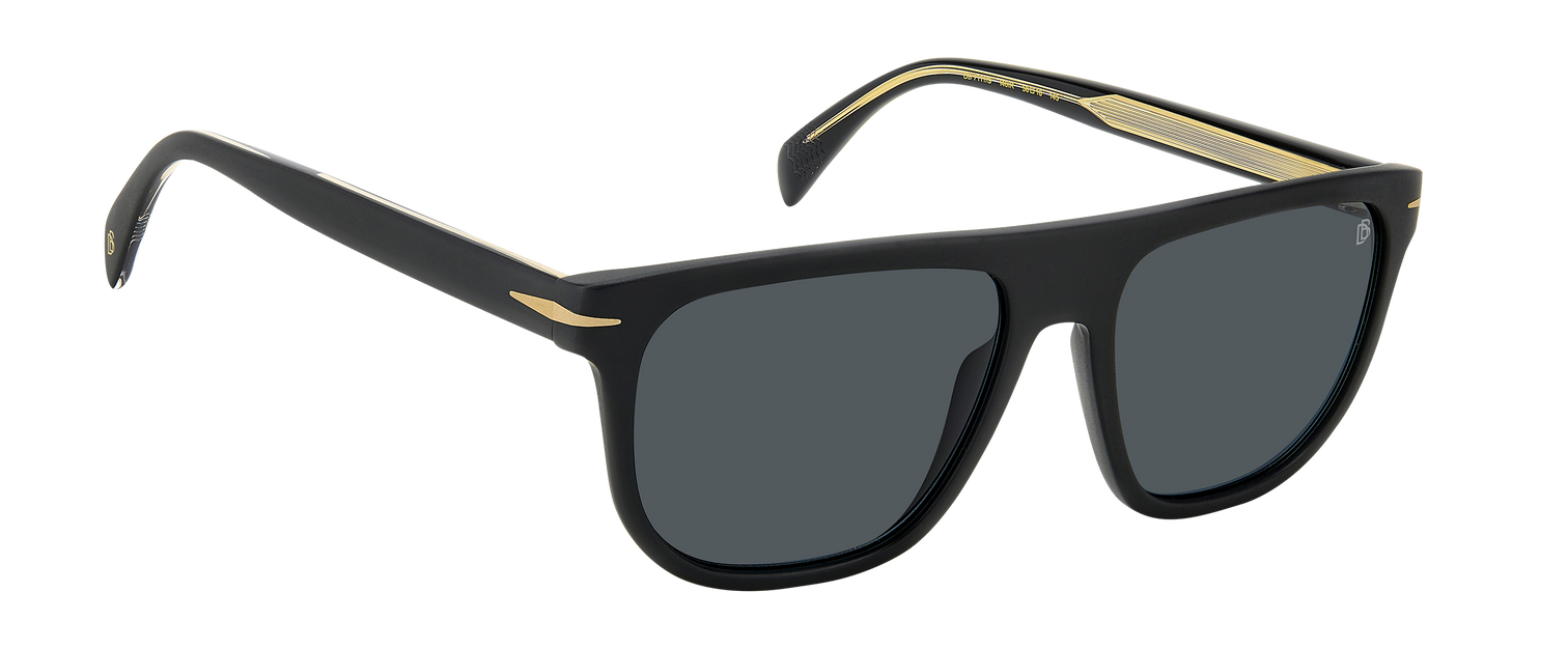 DB 7111/S - Matte Black Gold - Grey