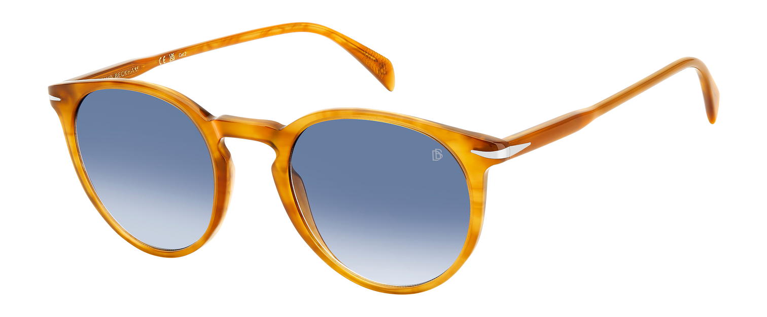 DB 1139/S - Striped Yellow - Dk Blue Shaded