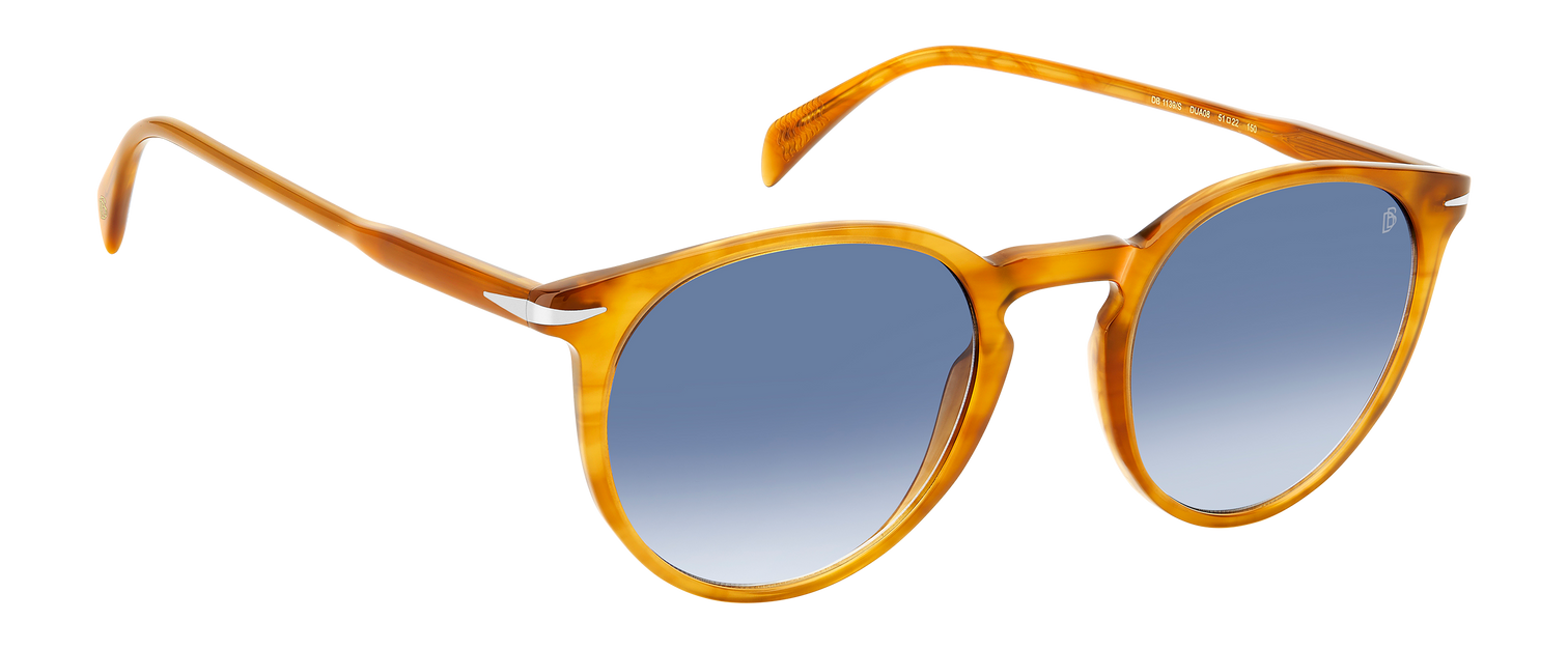 DB 1139/S - Striped Yellow - Dk Blue Shaded