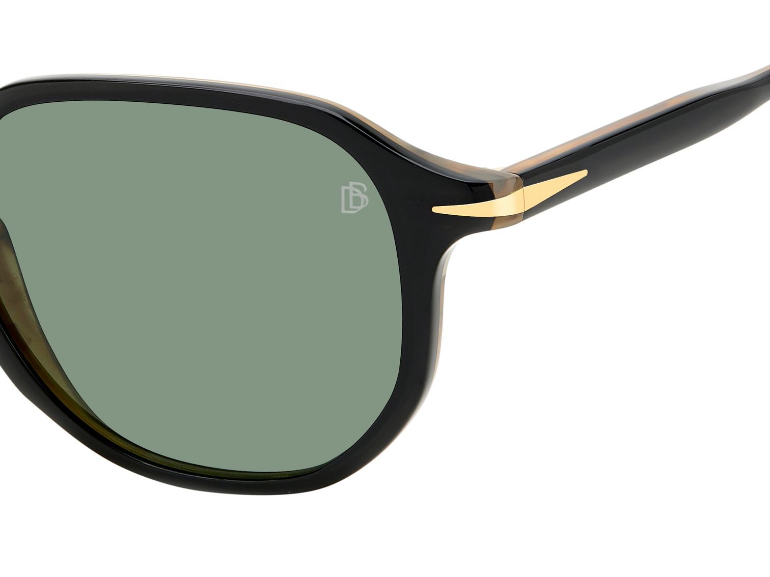 DB 1140/S - Black Striped Brown - Green Lightgreen Antireflex