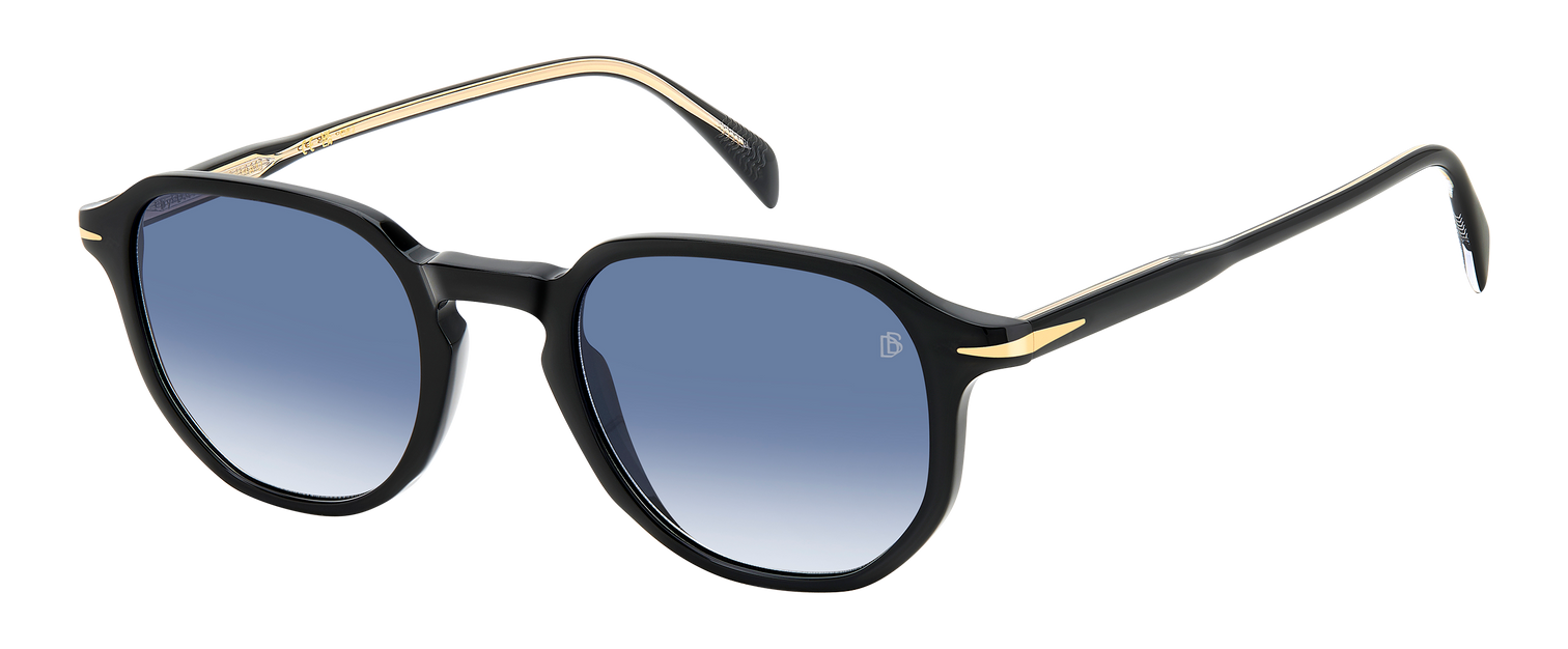 DB 1140/S - Black - Dk Blue Shaded