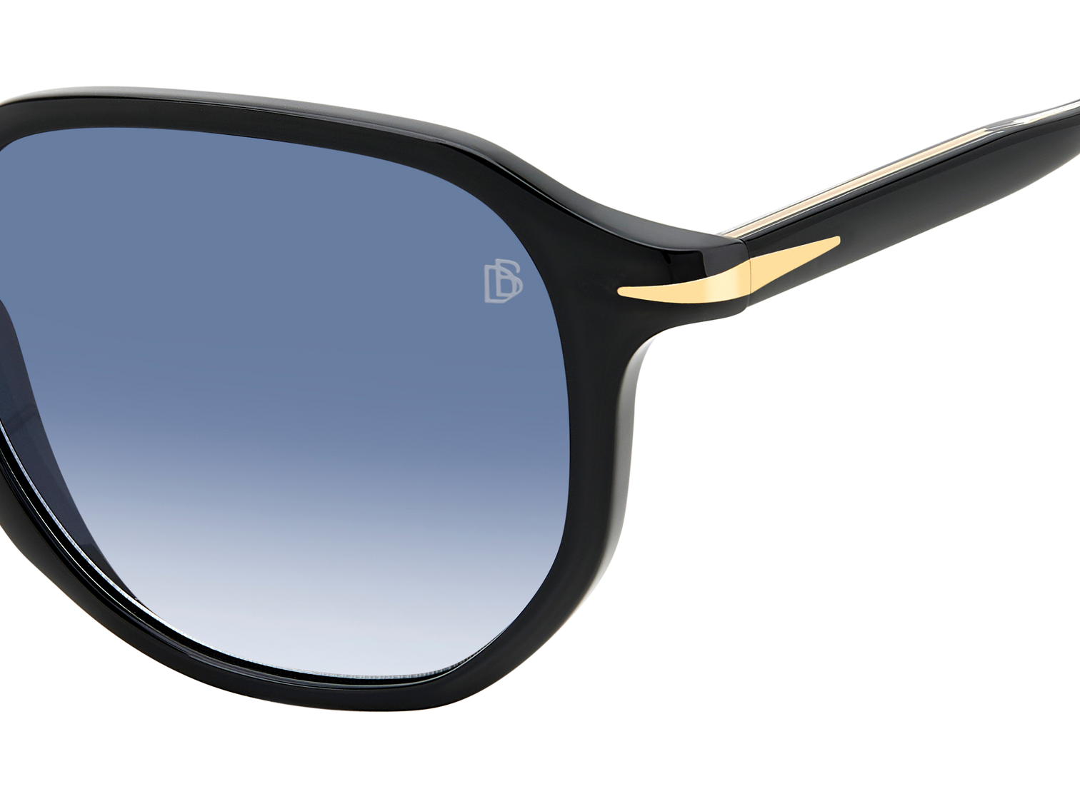 DB 1140/S - Black - Dk Blue Shaded