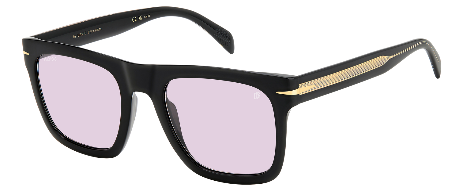 DB 7000/S FLAT - Black - Violet To Grey Photochromatic