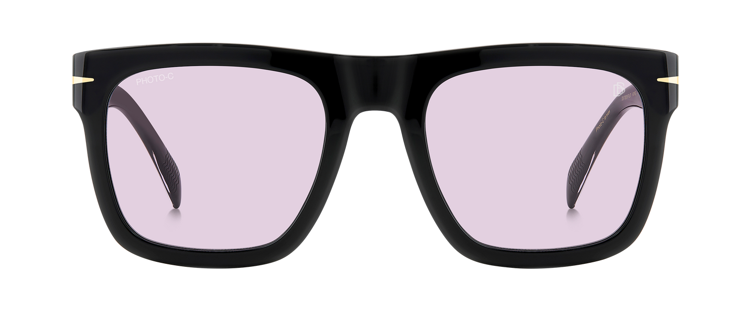 DB 7000/S FLAT - Black - Violet To Grey Photochromatic