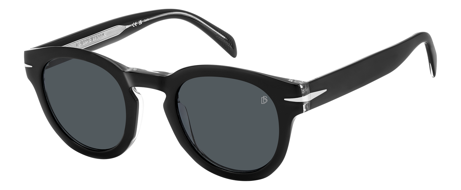 DB 7041/S FLAT - Black Crystal - Grey