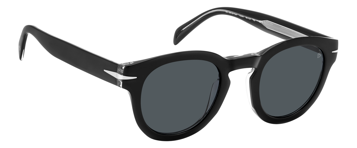 DB 7041/S FLAT - Black Crystal - Grey