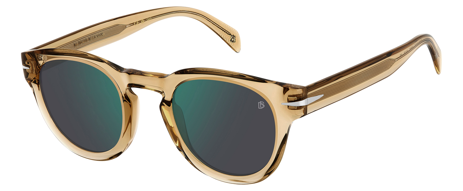 DB 7041/S FLAT - Ochre - Green Mirror