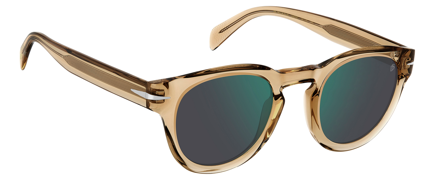 DB 7041/S FLAT - Ochre - Green Mirror