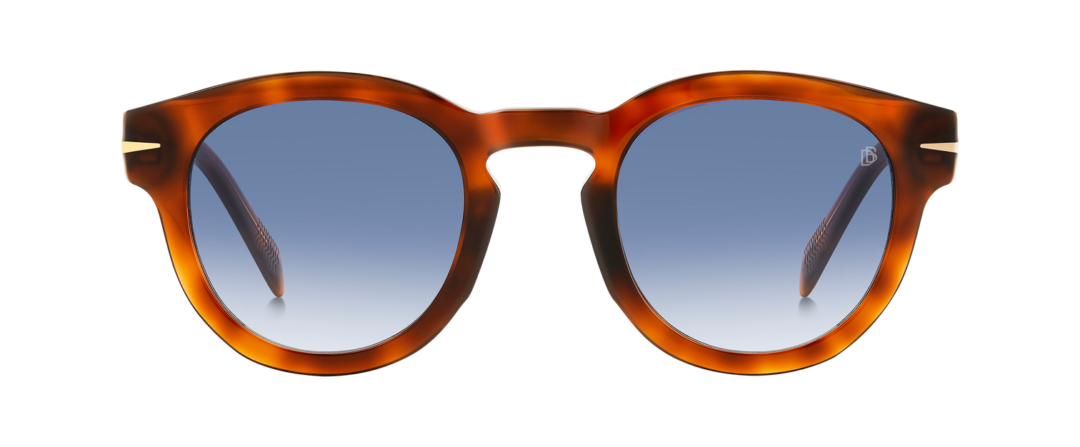 DB 7041/S FLAT - Brown Havana - Dk Blue Shaded