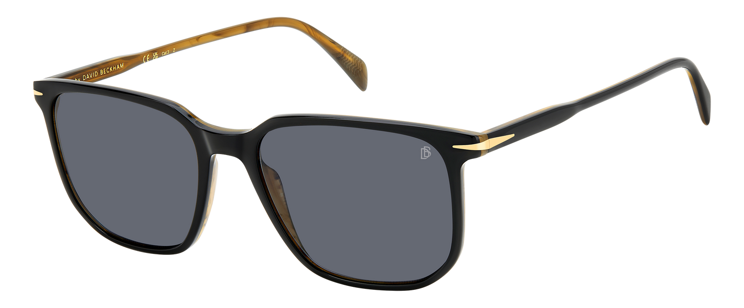 DB 1141/S - Black Striped Brown - Grey Polarized
