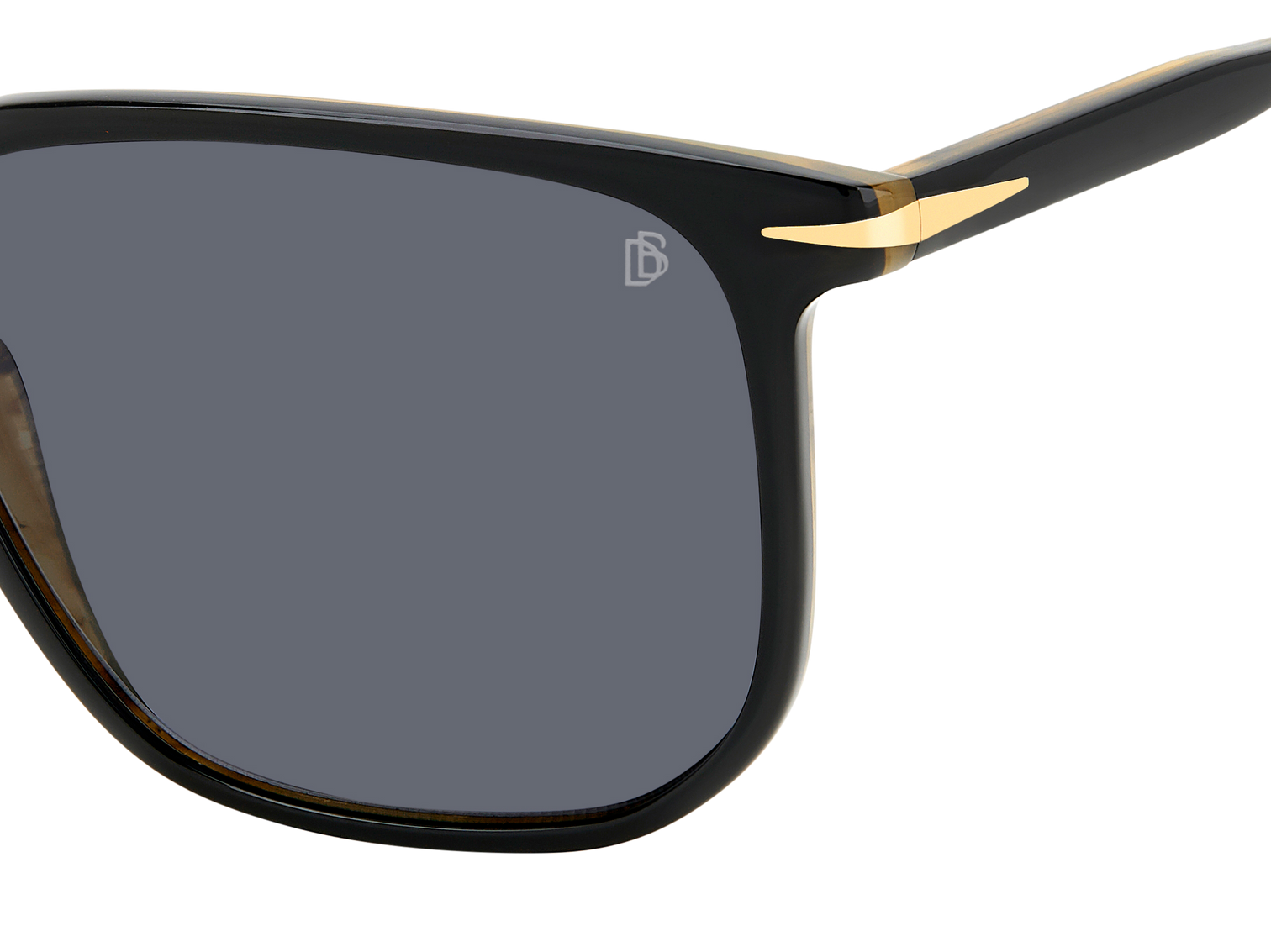 DB 1141/S - Black Striped Brown - Grey Polarized