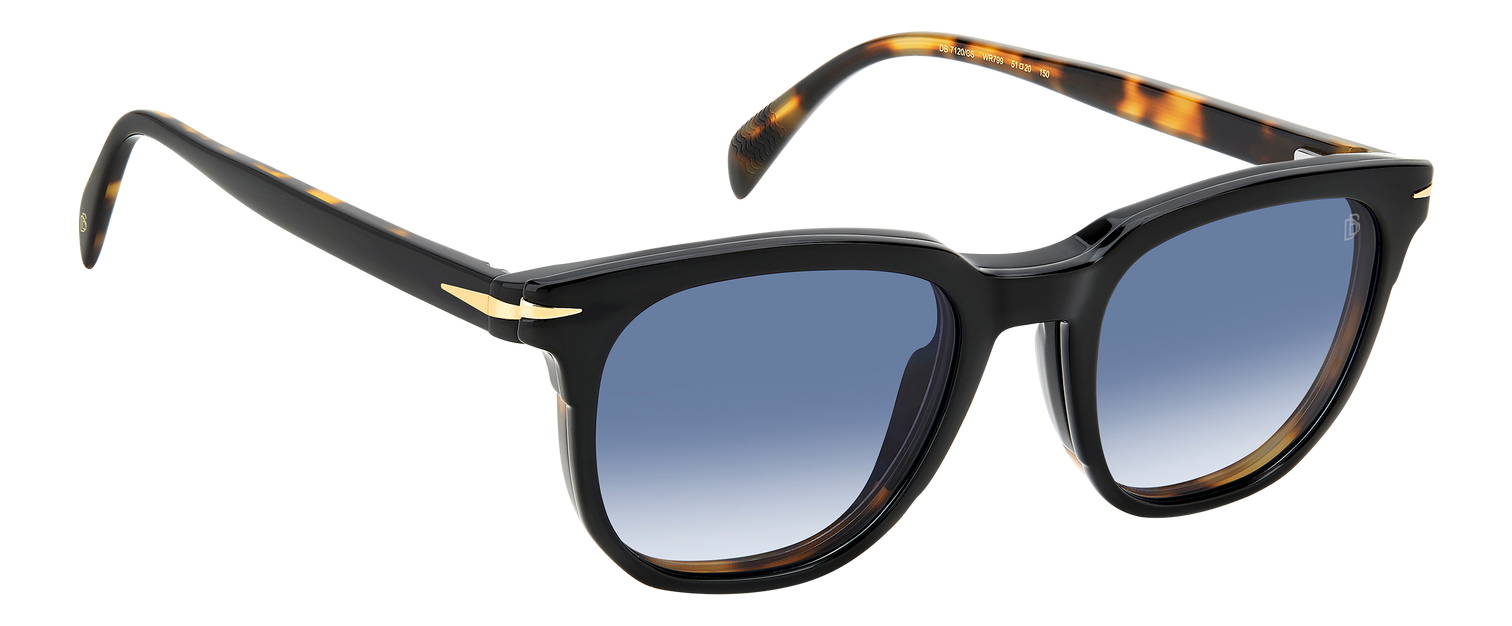 DB 7120/CS - Black Havana - Blue Shaded Polarized