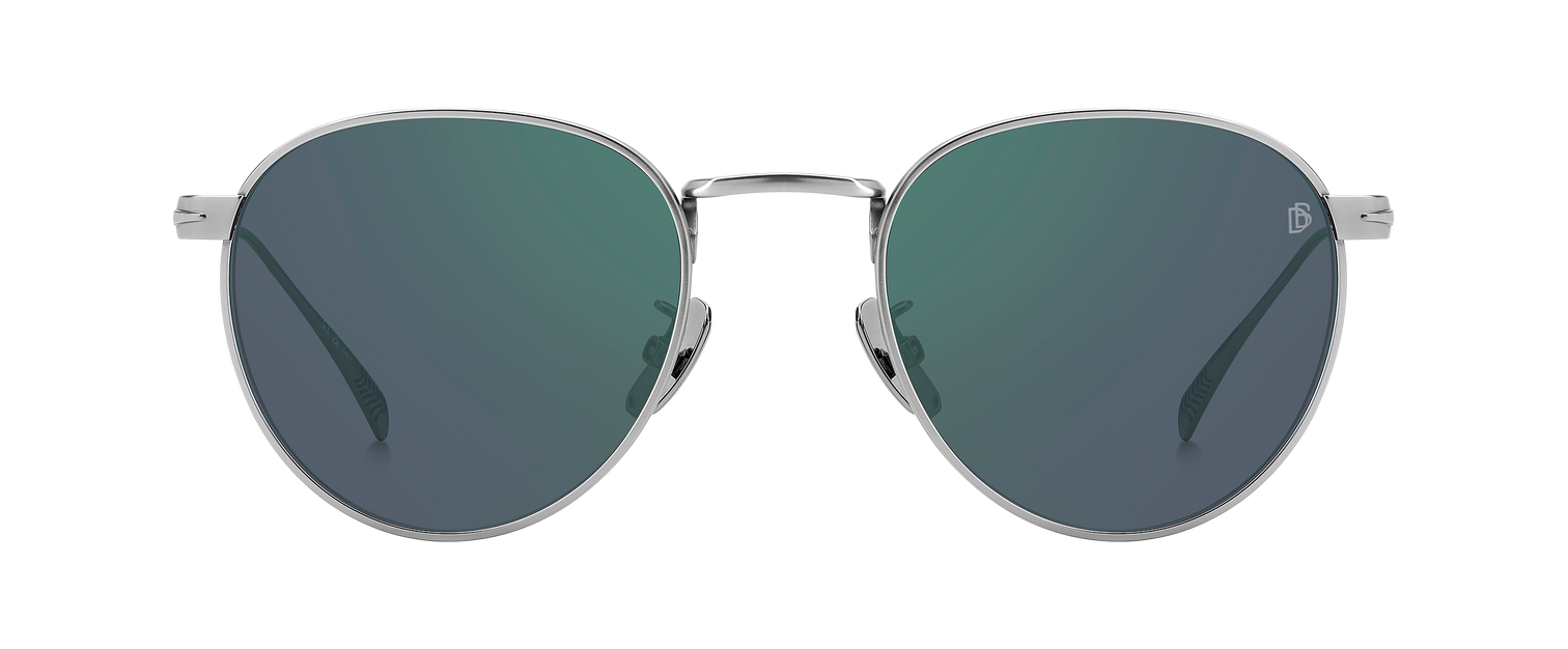 DB 1142/S - Matte Ruthenium - Green Mirror