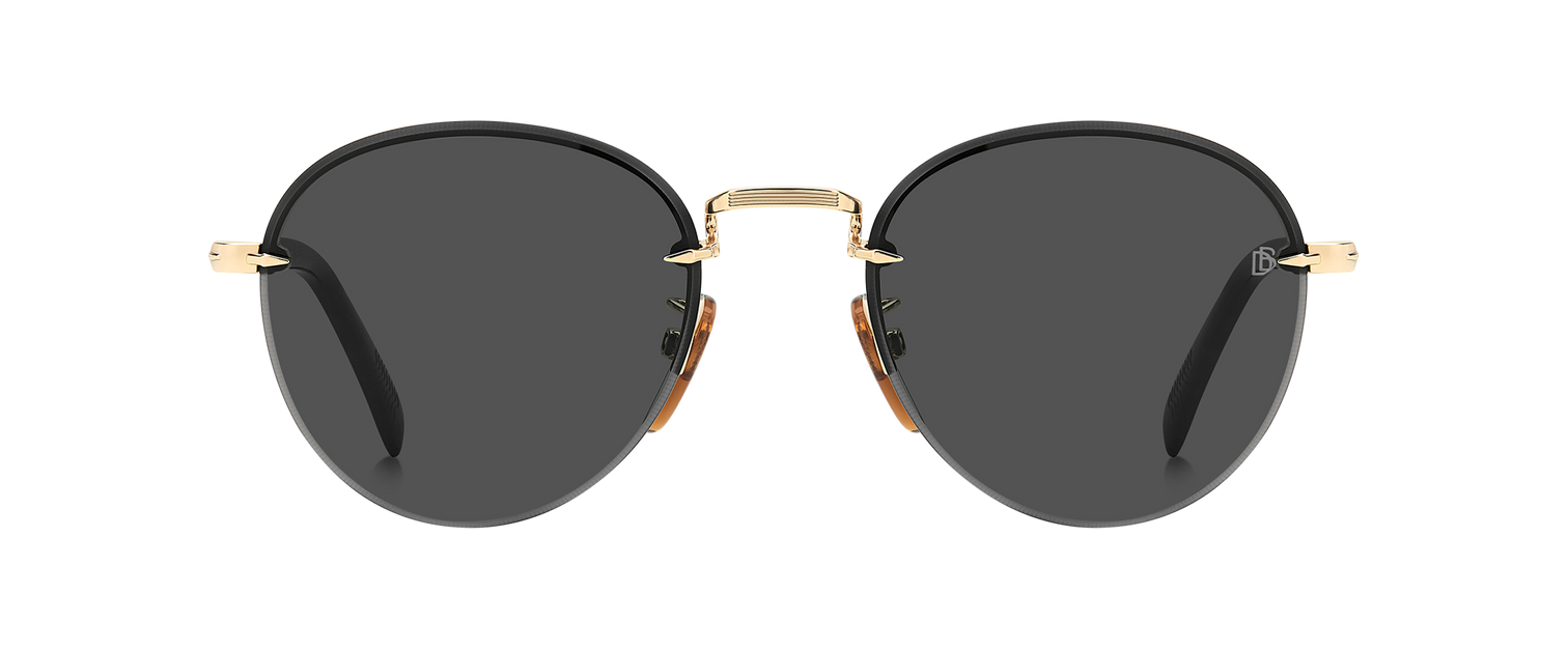 DB 1173/S - Gold Black_ - Blue Shaded Gold Mirror