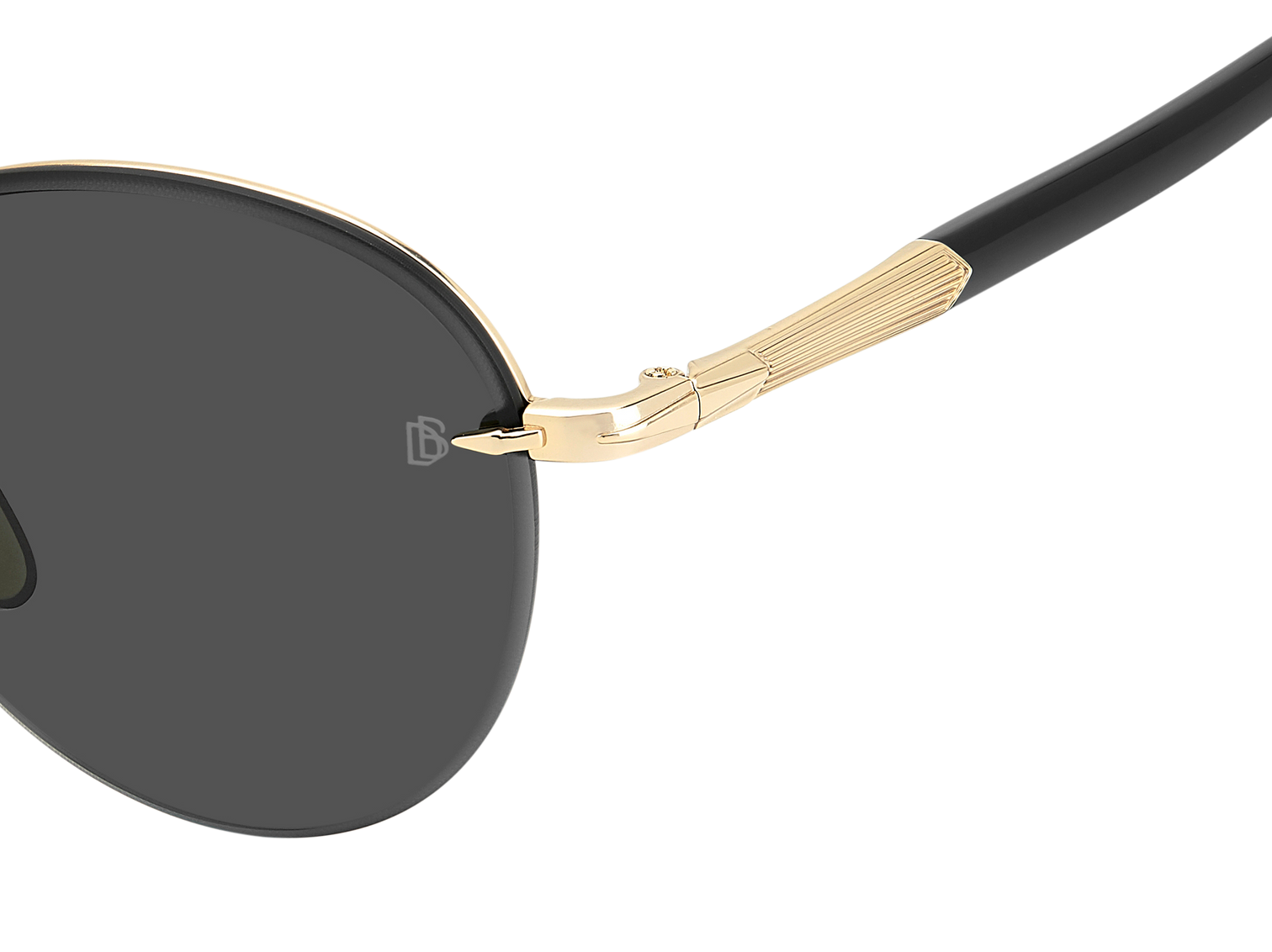 DB 1173/S - Gold Black_ - Blue Shaded Gold Mirror
