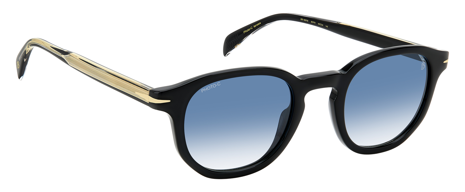 DB 1007/S - Black - Blue Shaded Photocromic