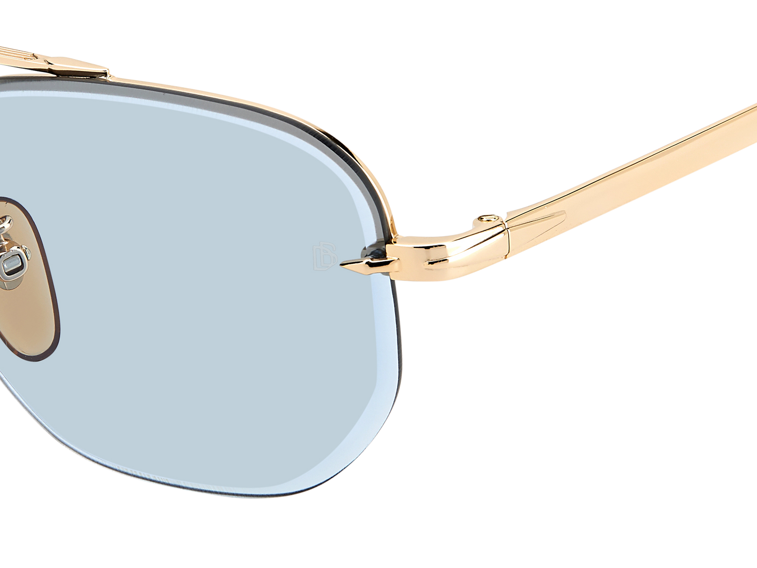 DB 1078/S - Gold Beige Horn - Azure Photocromatic