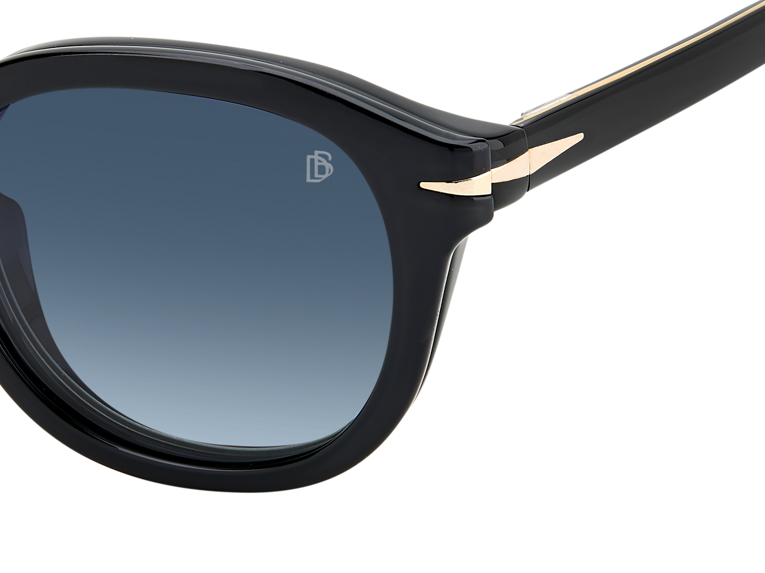 DB 1080/CS - Black Gold - Blue Shaded Polarized
