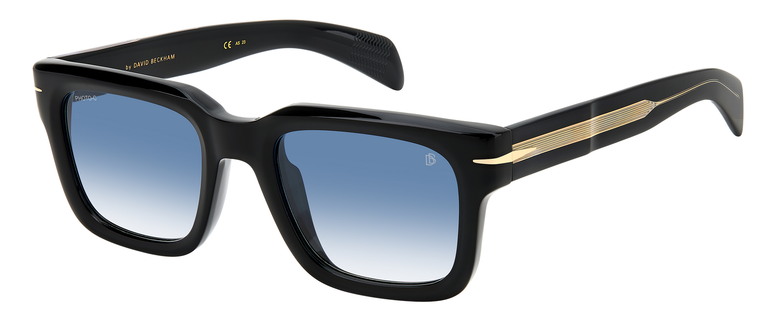 DB 7100/S - Black - Blue Shaded Photocromic