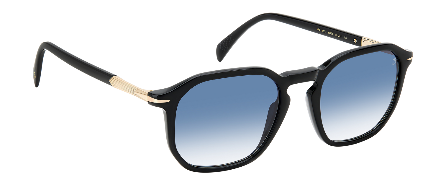 DB 1115/S - Black - Dk Blue Shaded